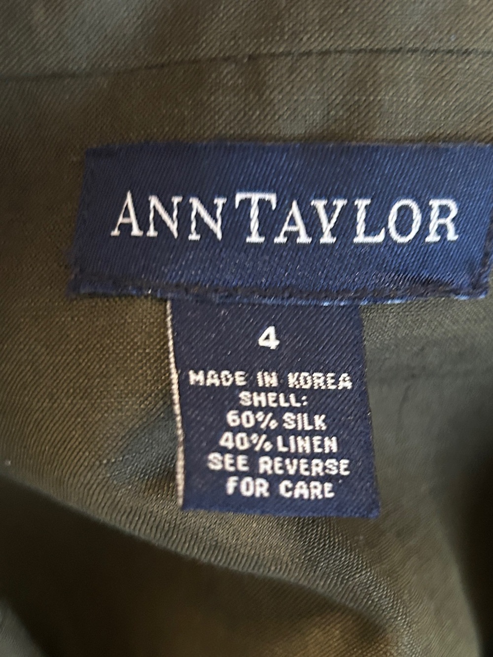 New Ann Taylor Silk/Linen Sleeveless Button Front Belted Maxi Shirt Dress Size 4 - Picture 5 of 6
